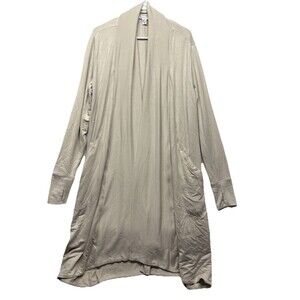 Athleta Nirvana Pranayama Long Wrap Cardigan in Abalone Size Medium